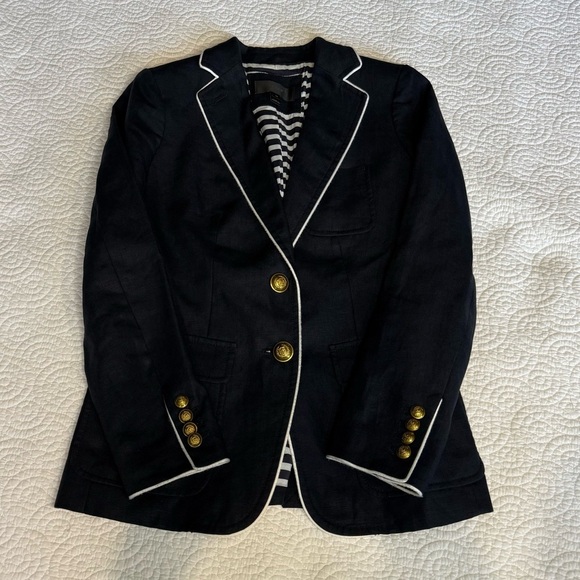 J. Crew Blazer 100% linen - Picture 1 of 14